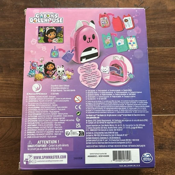 Gabby’s dollhouse Gabby girl “on the go” travel set - Picture 3 of 3